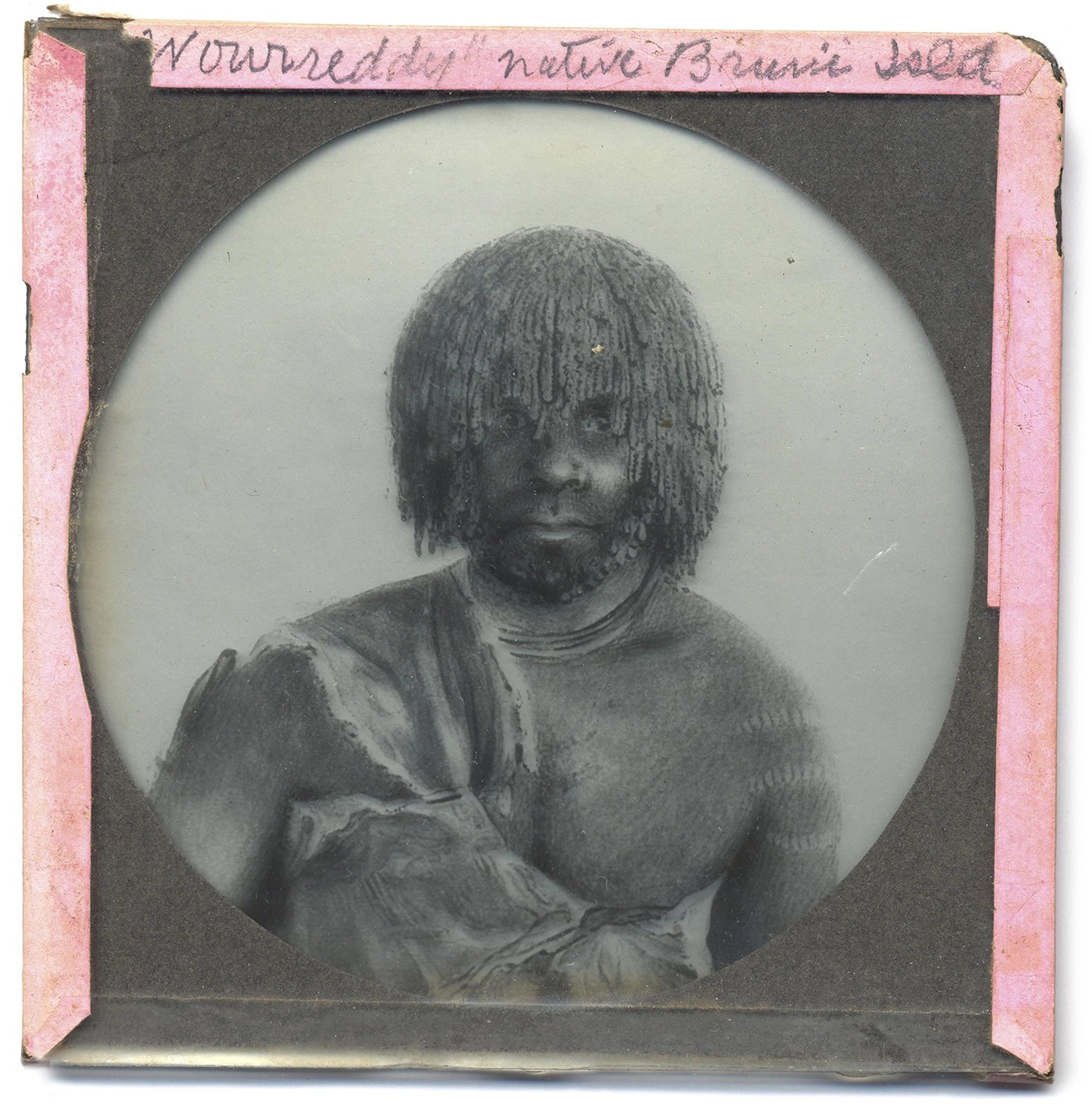 A Tasmanian aboriginal man.